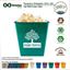 Imagem de Balde de Pipoca Retangular Retro Green Colors 2,6l