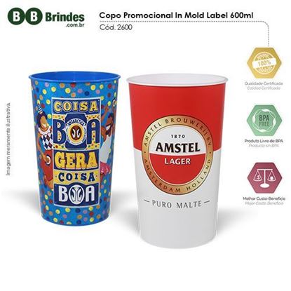 Imagem de Copo Promocional In Mold Label 600ml