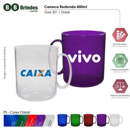 Imagem de Caneca Cristal 400ml