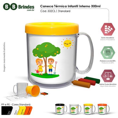 Imagem de Caneca térmica Infantil 300mL Refil CL