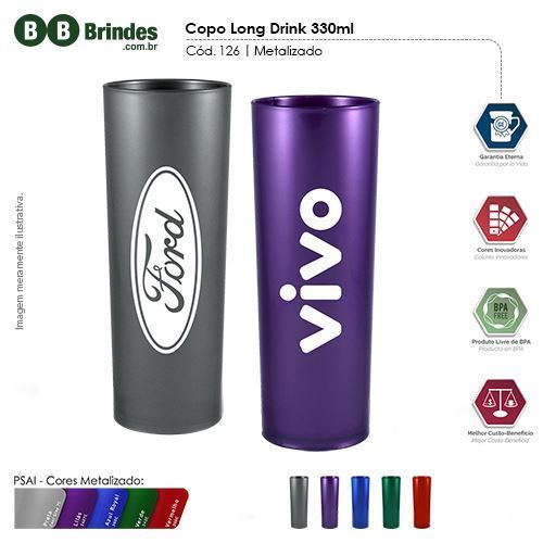 Imagem de Copo Long Drink 330ml PS