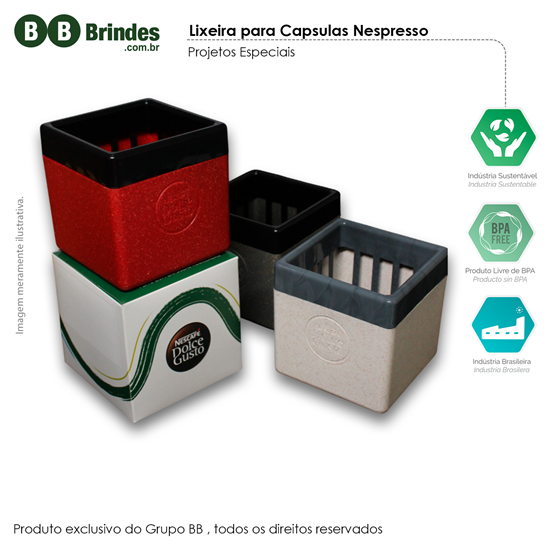 Imagem de LIXEIRA PARA CÁPSULAS NESPRESSO
